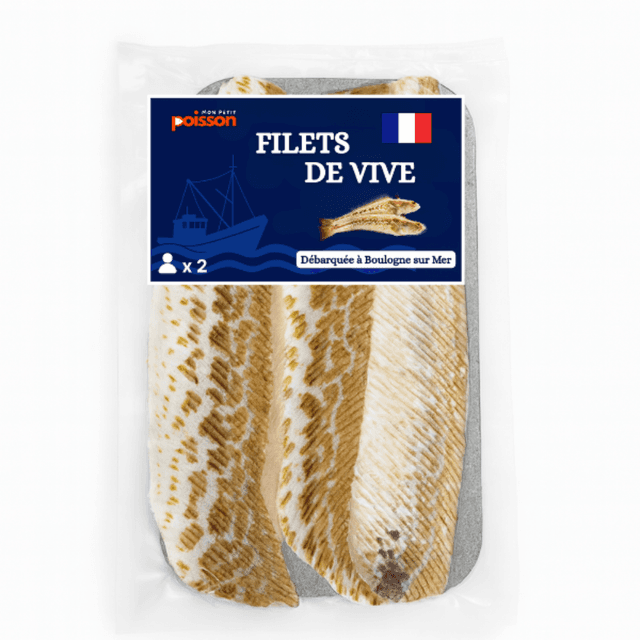 Filets de vive surgelés