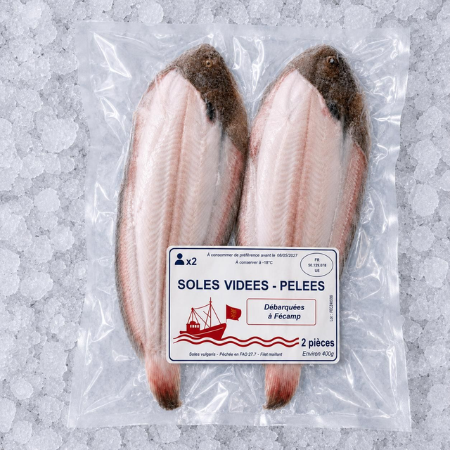 Soles portion pelées et vidées – Mon Petit Poisson